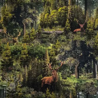 Dekostoff Ancient forest digital print