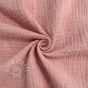 Double gauze/musselin soft rose