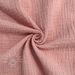 Double gauze/musselin soft rose