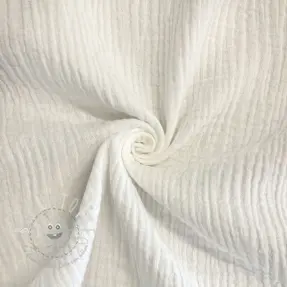 Double gauze/musselin ecru