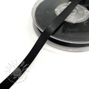 Satinband beidseitig 9 mm black