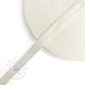 Baumwoll-Twill Band 15 mm off white