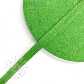 Baumwoll-Twill Band 15 mm lime