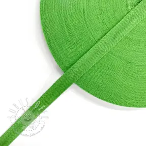 Baumwoll-Twill Band 15 mm lime