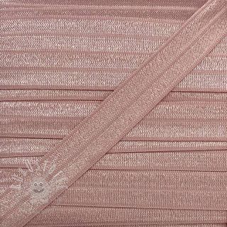 Elastisches Schrägband Polyamide 15 mm washed pink