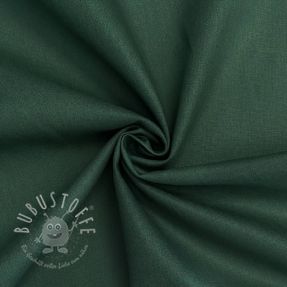 Bavlnený popelín dark green ORGANIC