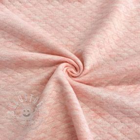 Stepp Sweatstoff rose melange