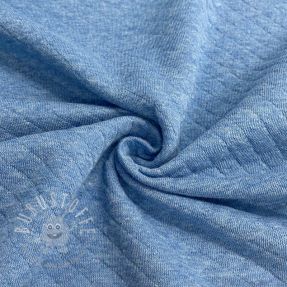 Stepp Sweatstoff blue melange