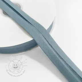 Schrägband baumwoll cloud blue