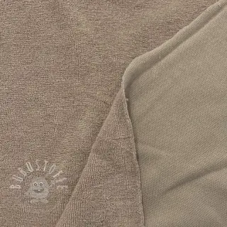 Frottee elastisch taupe