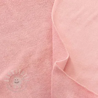 Frottee elastisch rose