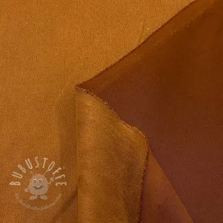 Suede stretch camel