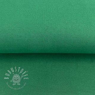 Baumwoll Bündchenstoff glatt grün