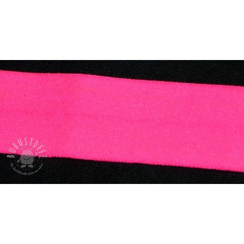 Elastisches Schrägband Polyamide matt 20 mm neon rosa