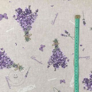 Dekostoff Linenlook Lavender
