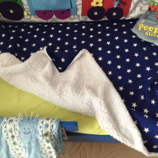 Baumwollstoff Petit stars cobalt
