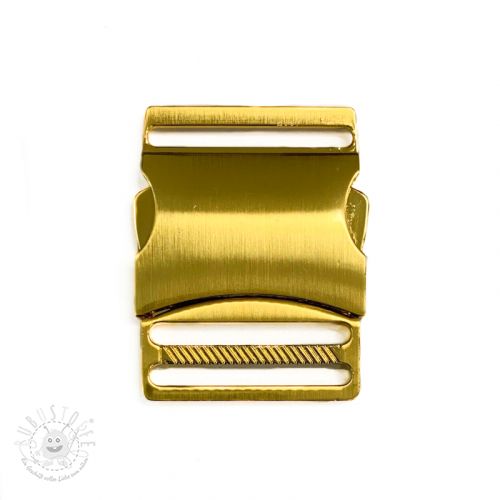 Metall-Steckschnalle 40 mm gold