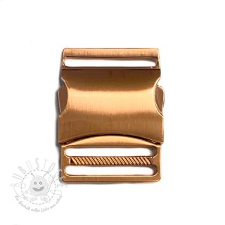 Metall-Steckschnalle 40 mm copper