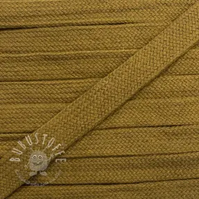 Flachkordel 13 mm golden brown