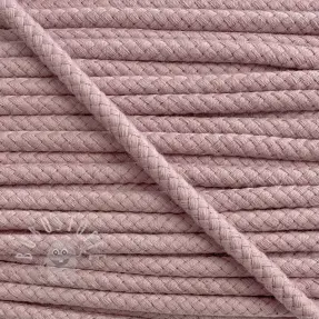 Baumwollkordel 8 mm washed pink