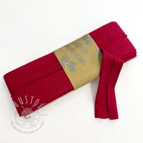 Elastisches Schrägband viskose - 3 m ruby