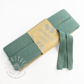 Elastisches Schrägband viskose - 3 m pine green