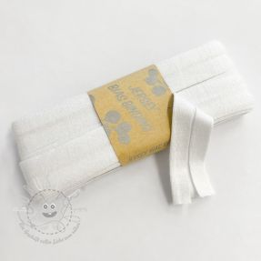 Elastisches Schrägband viskose - 3 m white
