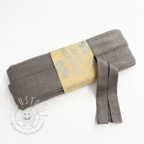 Elastisches Schrägband viskose - 3 m taupe