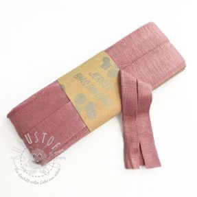 Elastisches Schrägband viskose - 3 m old pink