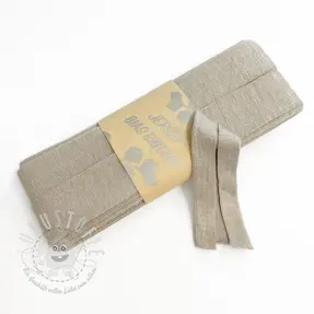 Elastisches Schrägband viskose - 3 m pebble