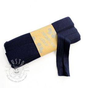 Elastisches Schrägband viskose - 3 m dark blue