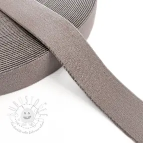 Gummiband 3 cm taupe
