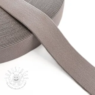 Gummiband 3 cm taupe