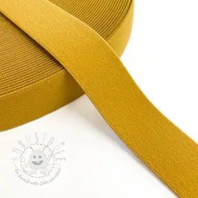 Gummiband 3 cm ochre