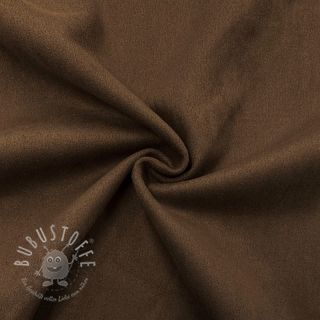 Suede stretch dark brown