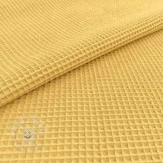 Waffelstoff soft yellow