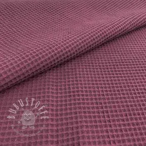 Bavlna s vaflovou väzbou purple