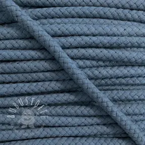 Baumwollkordel 8 mm middle jeans
