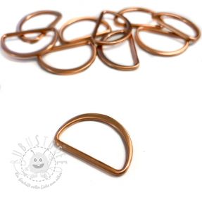 Halbringe 40 mm copper