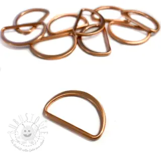Halbringe 40 mm copper