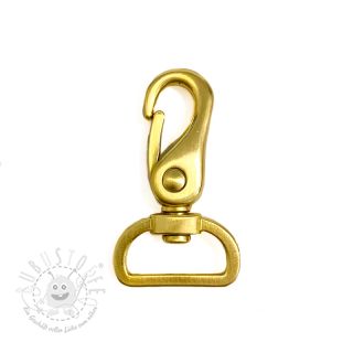 Metall Karabiner 25 mm gold