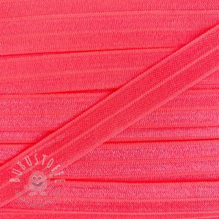 Elastisches Schrägband Polyamide 15 mm neon pink