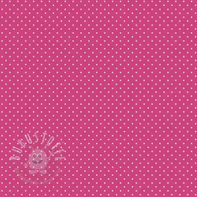Baumwollstoff Petit dots pink