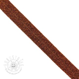 Schrägband LUREX copper