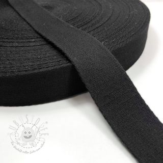 Gurtband Baumwolle 4 cm black