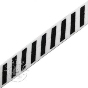 Elastisches Schrägband Polyamid STRIPE 20 mm white