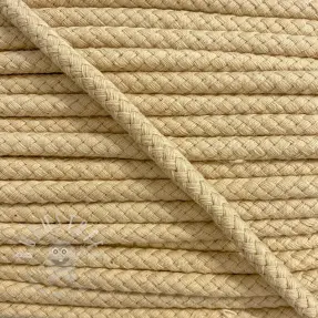 Baumwollkordel 8 mm light yellow