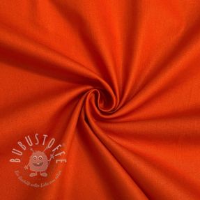 Baumwollstoff popeline flame orange