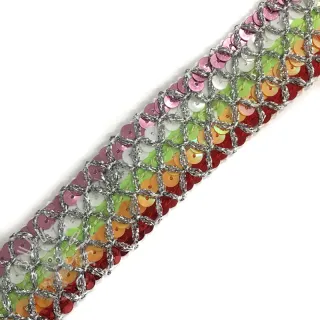 Bänder Sequin MULTI lime