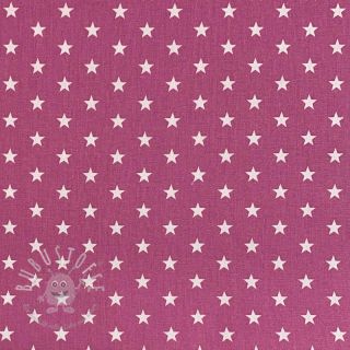 Baumwollstoff Petit stars mauve